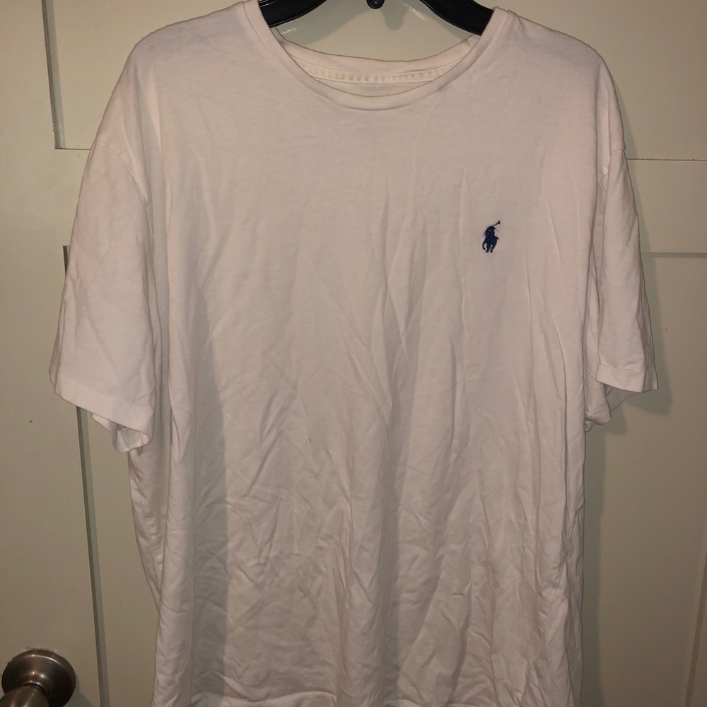 Polo Ralph Lauren White short sleeve shirt.